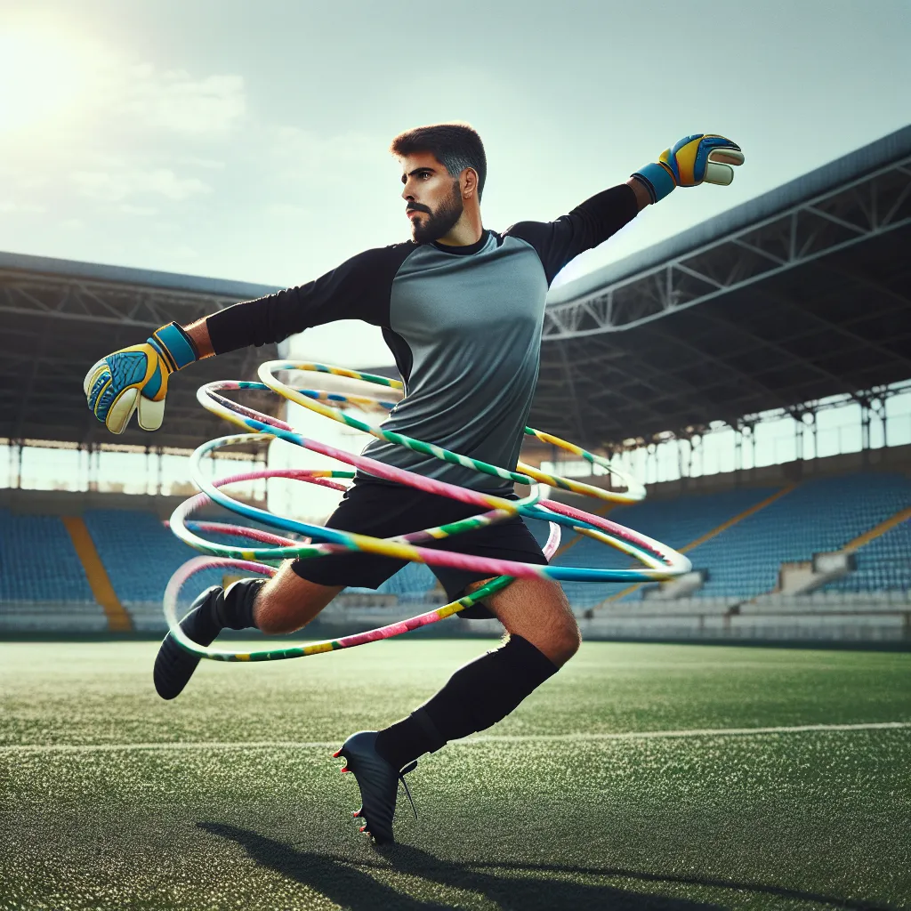 Hula hop – idealna forma treningu dla bramkarzy.