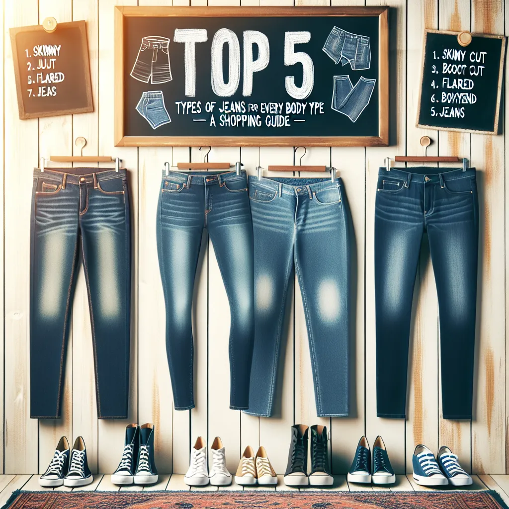 Top 5 rodzajów jeansów dla każdej figury – poradnik zakupowy